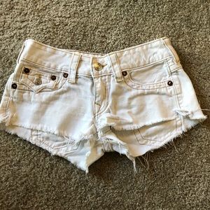 White true religion 💭🗯 shorts